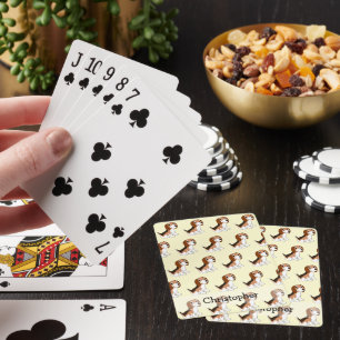 Jeu De Cartes Conception de chien Beagle sur fond de n'importe q