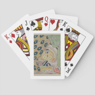 Jeu De Cartes Conception de décors orientaux (litho couleur)