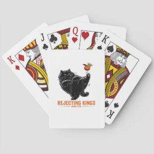 Jeu De Cartes Conception de drapeau patriotique Refusant les roi