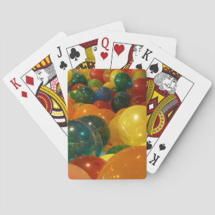 Jeu De Cartes Conception de fête de ballons colorés