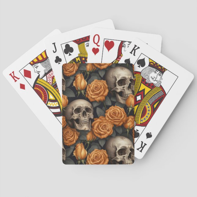 Jeu De Cartes Conception de la série A Skull and Roses 11 (dos)
