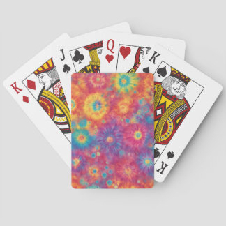 Jeu De Cartes Conception de la teinture Rainbow Tie