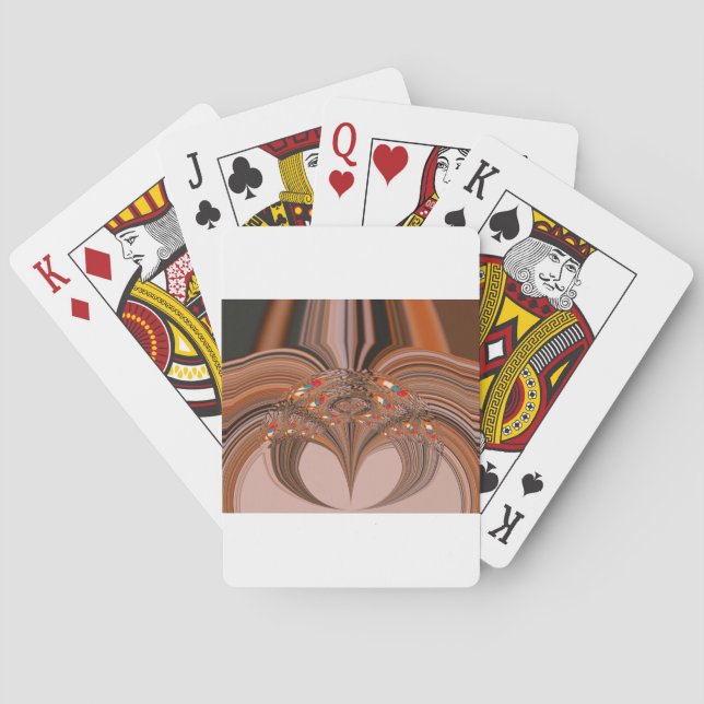 Jeu De Cartes Conception de l'impression d'art kaléidoscope blon (dos)