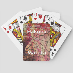Jeu De Cartes Conception de lionceau Hakuna Matata
