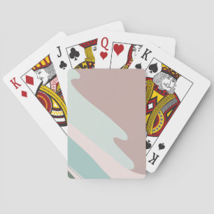 Jeu De Cartes Conception de motif d'art de peinture ombre aquare