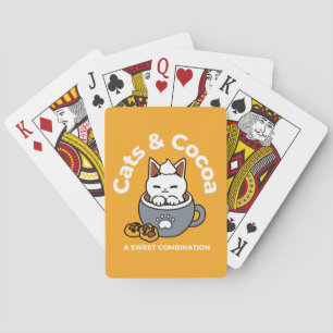 Jeu De Cartes Conception de Mug de vacances avec Cosy Cat et Paw