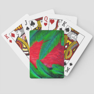Jeu De Cartes Conception de plume de Quetzal resplendissant