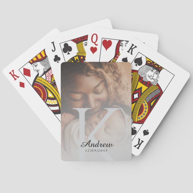 Jeu De Cartes Conception de style de poker personnalisée de luxe (dos)
