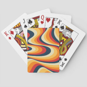 Jeu De Cartes Conception de tourbillon abstrait coloré