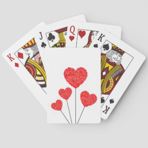 Jeu De Cartes Conception d'illustration de ballons en forme de c