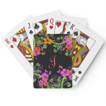 Conception florale monogramme