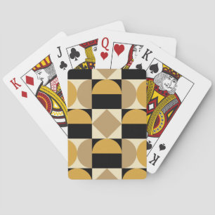 Jeu De Cartes Conception géométrique rétro style années 1970