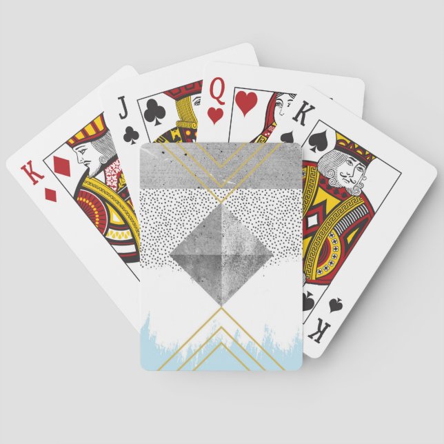 Jeu De Cartes Conception moderne abstraite (dos)