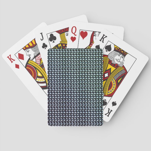 Jeu De Cartes Conception moderne abstraite de motif numérique 12 (dos)