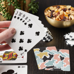 Jeu De Cartes Conception motif irrégulière