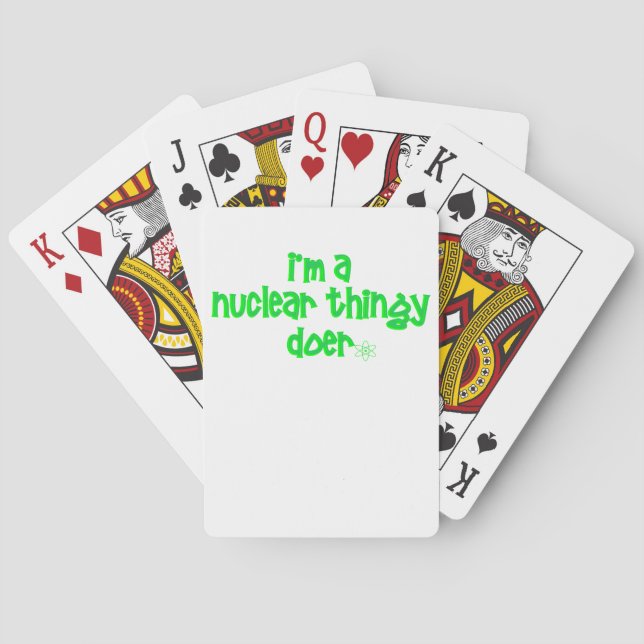 Jeu De Cartes Conception Nucléaire Originale (dos)