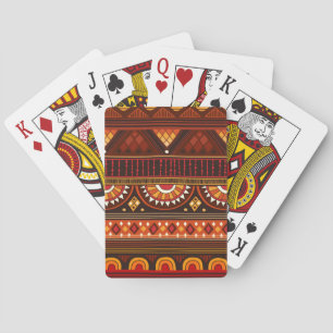Jeu De Cartes Conception Tribal sans soudure pour diverses utili