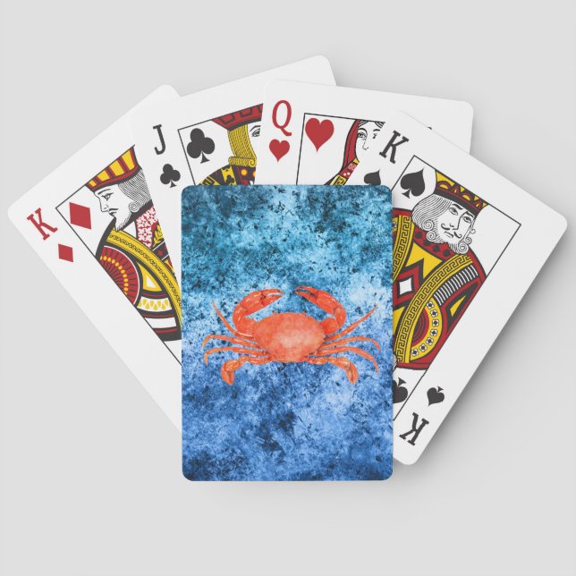 Jeu De Cartes Conception Vagues Nautiques 2  (dos)