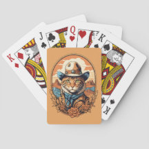 Conception vintage de chats Cowboy