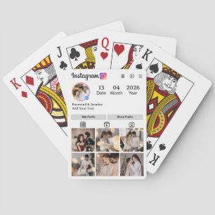 Jeu De Cartes Concevez Votre Propre Collage de 7 Photos