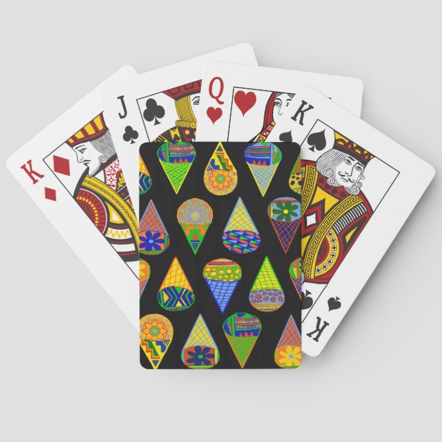 Jeu De Cartes Cones de crème glacée Super Heroes (dos)
