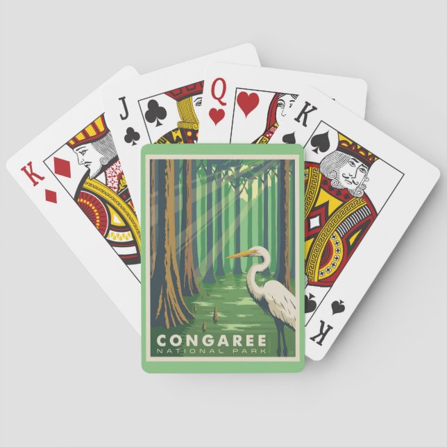 Jeu De Cartes Congaree National Park SC Playing Cards (dos)