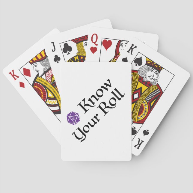 Jeu De Cartes Connaître votre rouleau (dos)