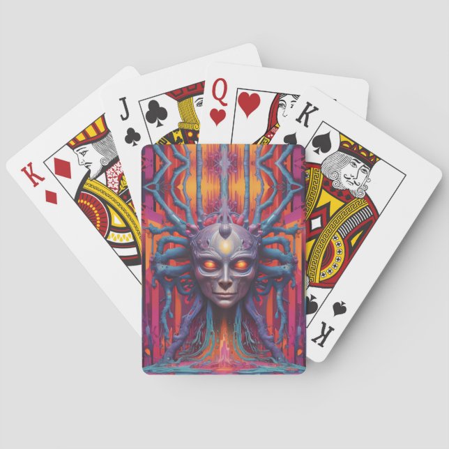 Jeu De Cartes Connected to the New Reality (dos)
