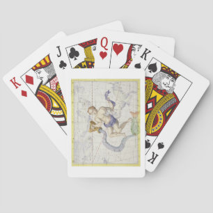 Jeu De Cartes Constellation d'Aquarius, plaque 9 de 'Atlas Coe