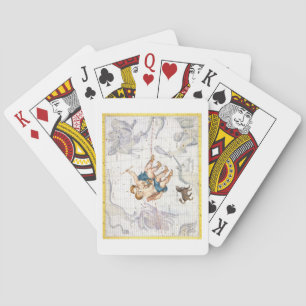 Jeu De Cartes Constellation de Gémeaux avec le mineur de Canis,