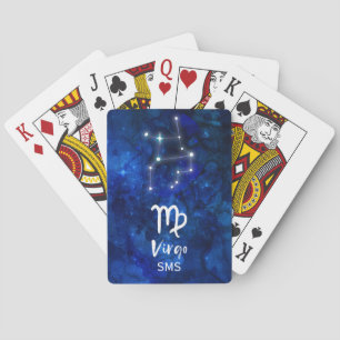 Jeu De Cartes Constellation du zodiaque de la Vierge Monogramme