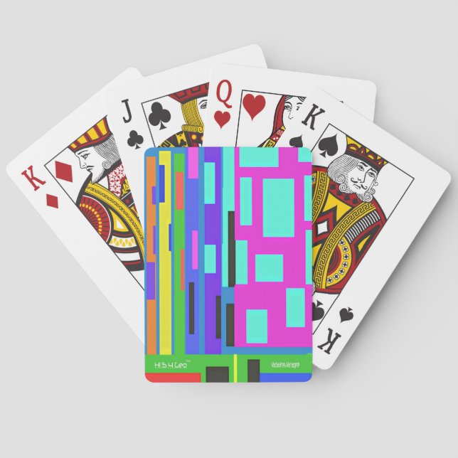 Jeu De Cartes Construction de Geo HI54GEO™ (dos)