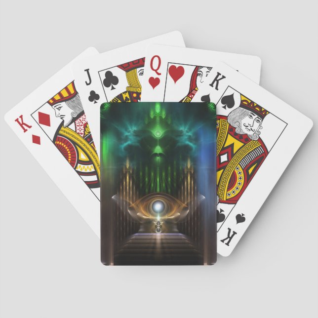 Jeu De Cartes Contempler Oz Fractal Art Jouer Cartes (dos)