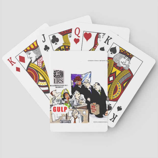 Jeu De Cartes Contrôle fiscal de l'IRS drôle (dos)