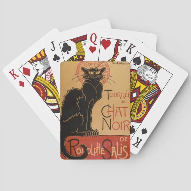 Jeu De Cartes Conversation de le Noir - Steinlen (dos)