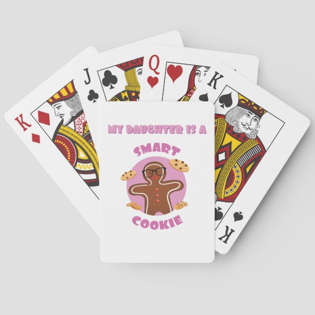 Jeu De Cartes Cookie Intelligent Ma Fille Est Un Cookie Intellig (dos)