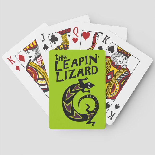 Jeu De Cartes Cool Lizard Lecture Cartes (dos)