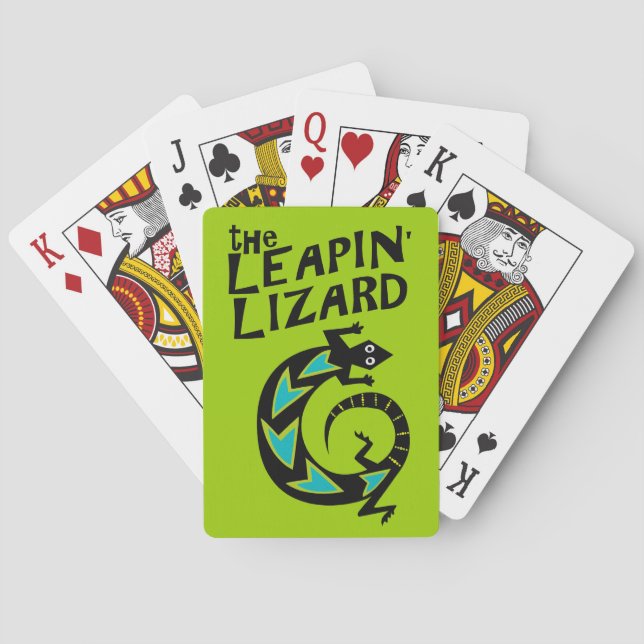 Jeu De Cartes Cool Lizard Lecture Cartes (dos)