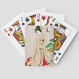 Jeu De Cartes Cool oriental japonais classique geisha lady art