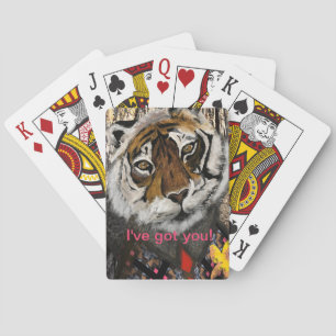 Jeu De Cartes Cool Tiger, texte modifiable
