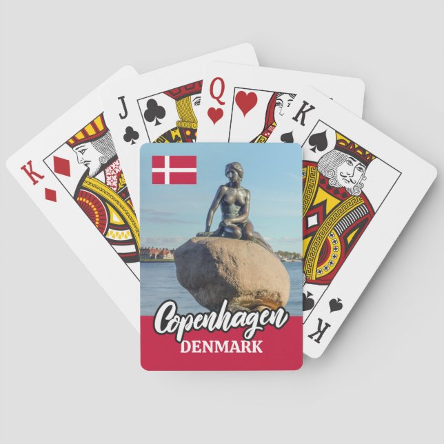 Jeu De Cartes Copenhague Danemark Mermaid (dos)