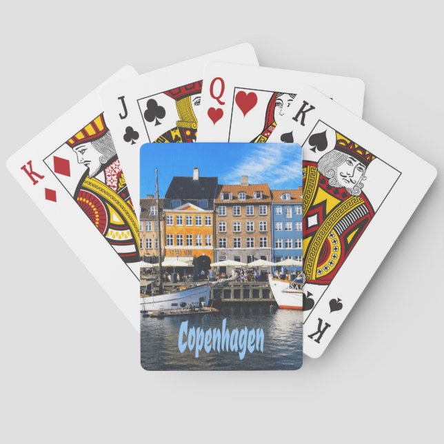 Jeu De Cartes Copenhague Danemark Résidences Nyhavn (dos)