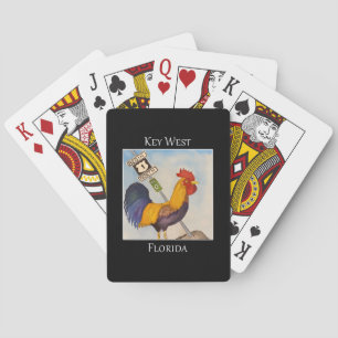 Jeu De Cartes Coq et marqueur de mille 0 célèbre dans Key West