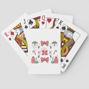 Jeu De Cartes Coquette Infirmière Bow Infirmière personnalisée N