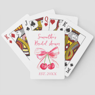 Jeu De Cartes Coquette Rose Mariée  Enterrement de vie de jeune 