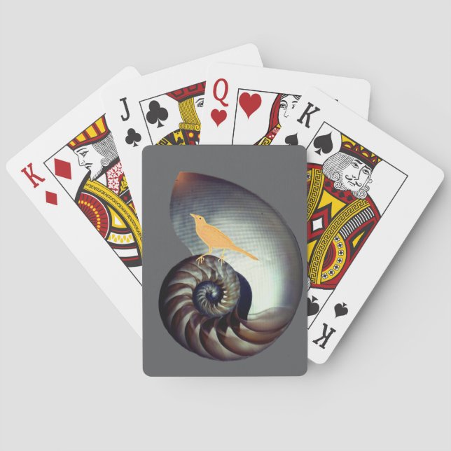 Jeu De Cartes Coquillage et Oiseau (dos)