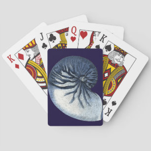 Jeu De Cartes Coquilles indigo VII