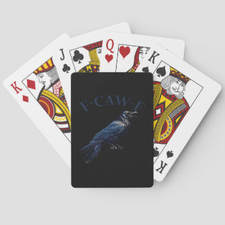 Jeu De Cartes Corbeau, F-Caw-F Drôle D'oiseau Créatif Décontract