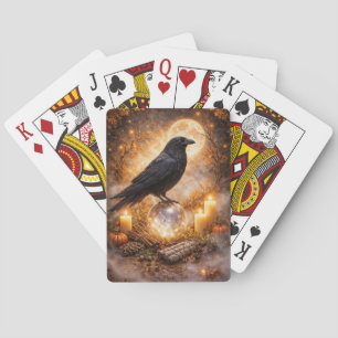 Jeu De Cartes Corbeau Mystique Magique Sorcière