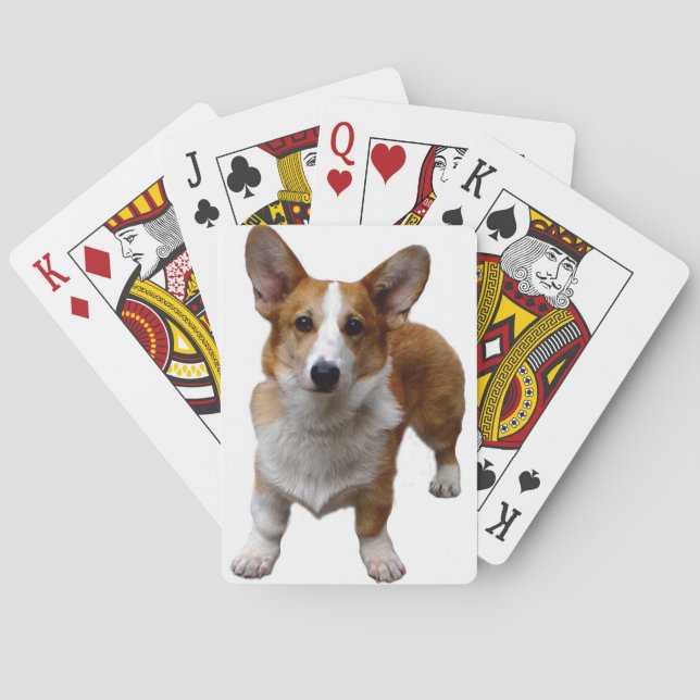 Jeu De Cartes Corgi Dog Deck de cartes de jeu (dos)